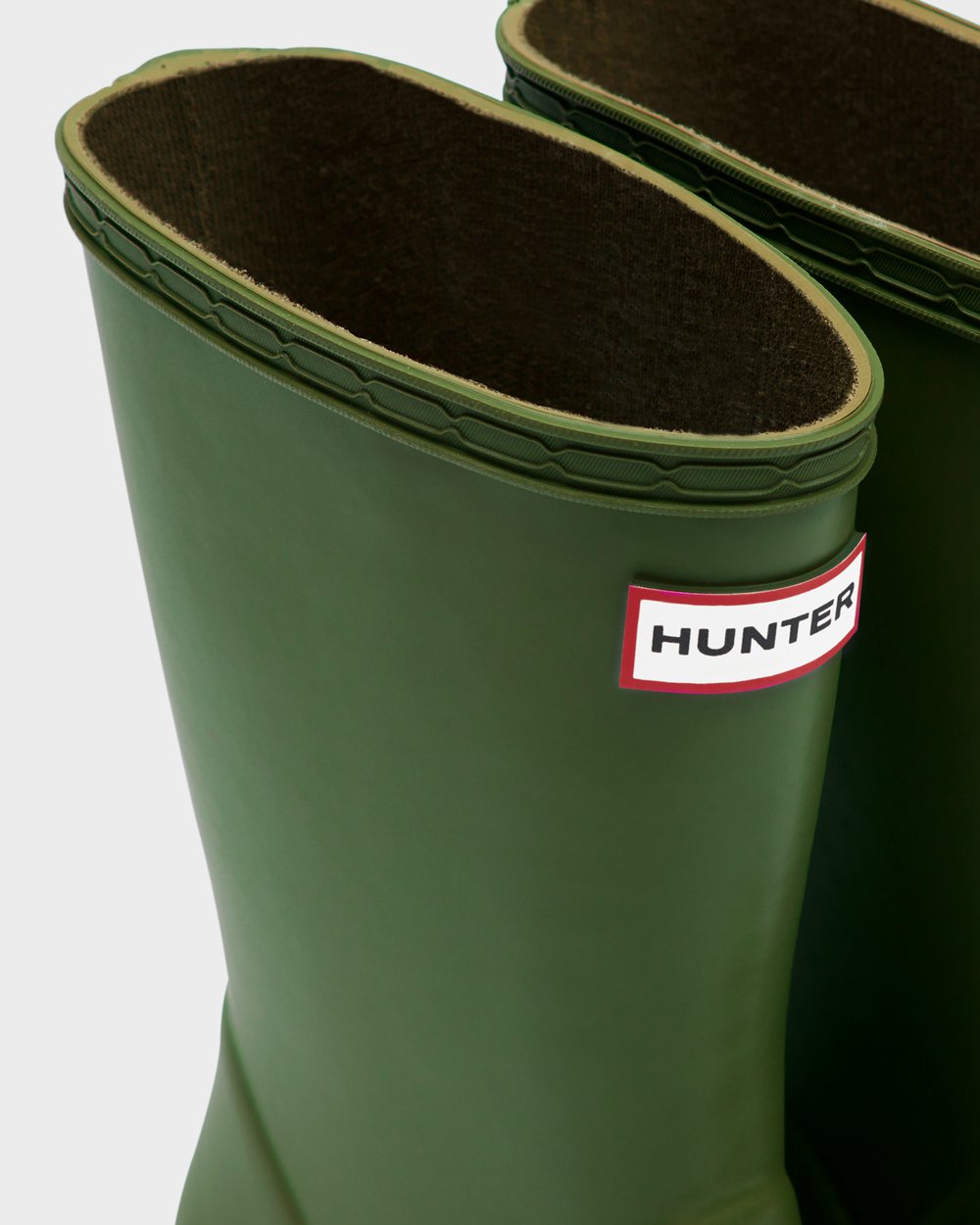 Hunter Original First Classic Rain Boots - Sale Kids Green - NASHFV067